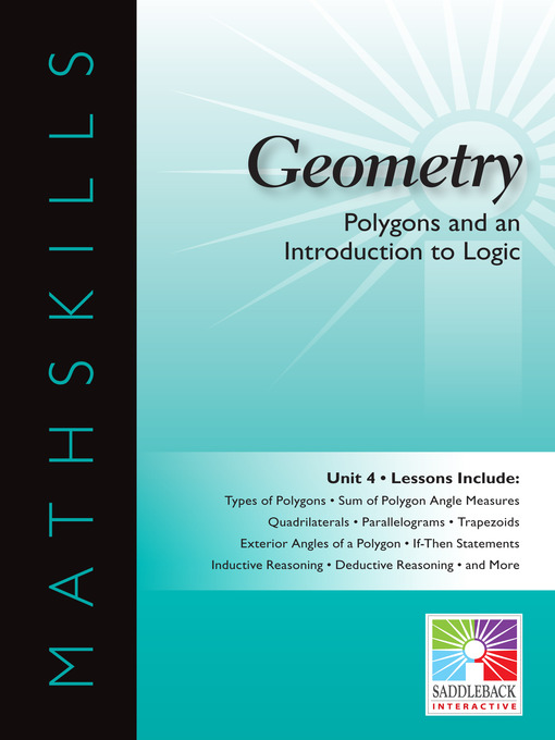 Title details for Geometry: Polygons and an Introduction to Logic by Saddleback Educational Publishing - Wait list
